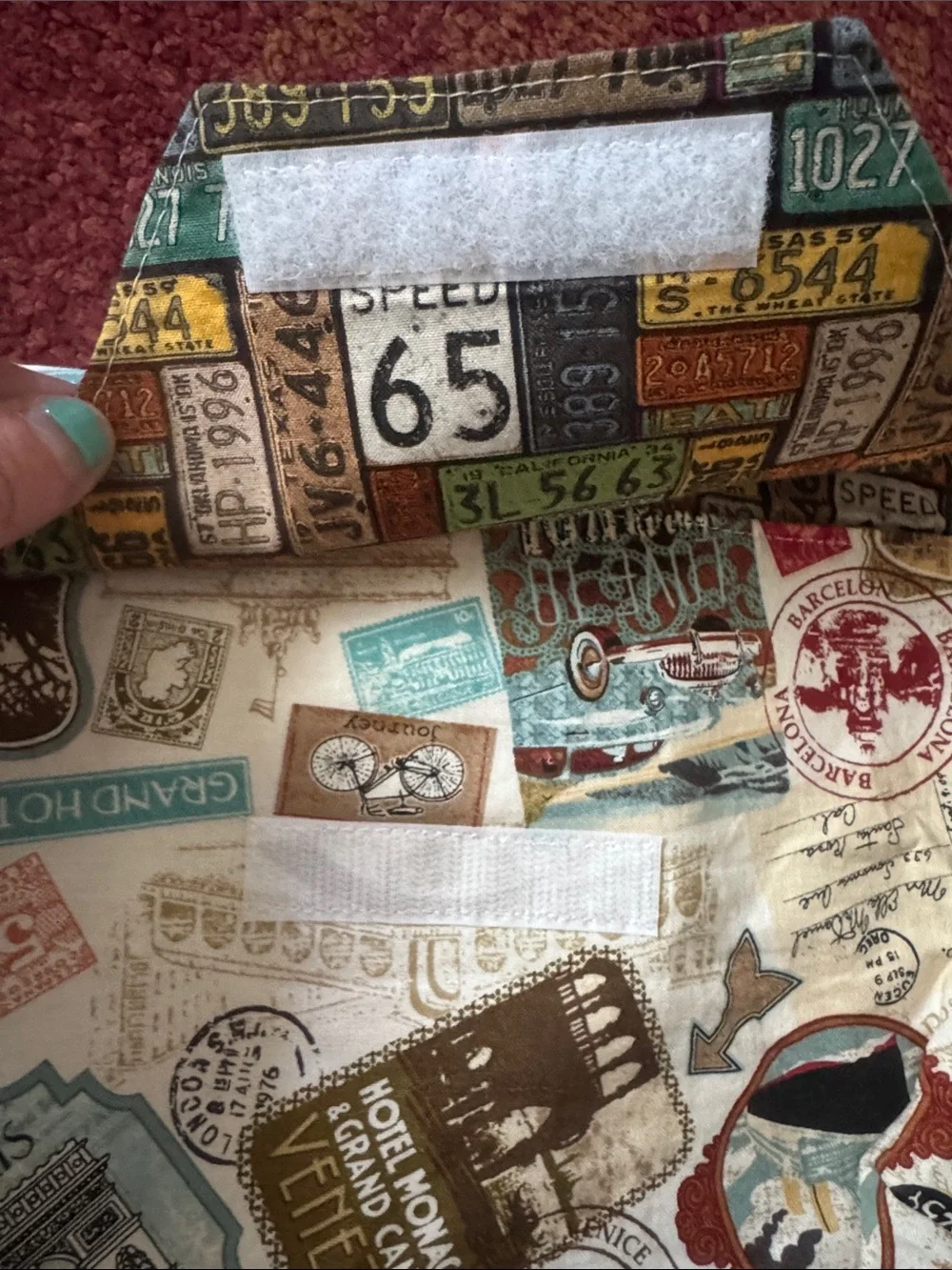 Paris Velcro bag‎